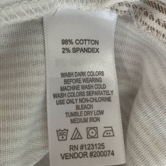 Chadwicks of Boston Pinstripe Pencil Skirt Women’s 8 Beige Cotton Blend - Picture 4 of 11